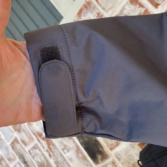 Polar Edge Two Tone Gray Waterproof Fleece Lined Hooded Full Zip Jacket - Picture 4 of 10